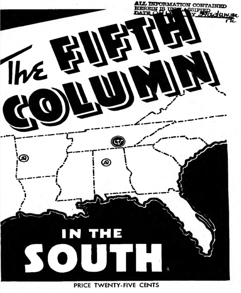 The Fifth Column in the South (1940) by Joseph Peter Kamp
